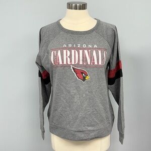 NWT Arizona Cardinals Sweatshirt Womens Gray & Garnet NFL Team Apparel